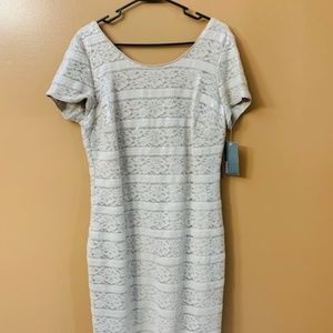 Donna Ricco Sequin Gold Dress